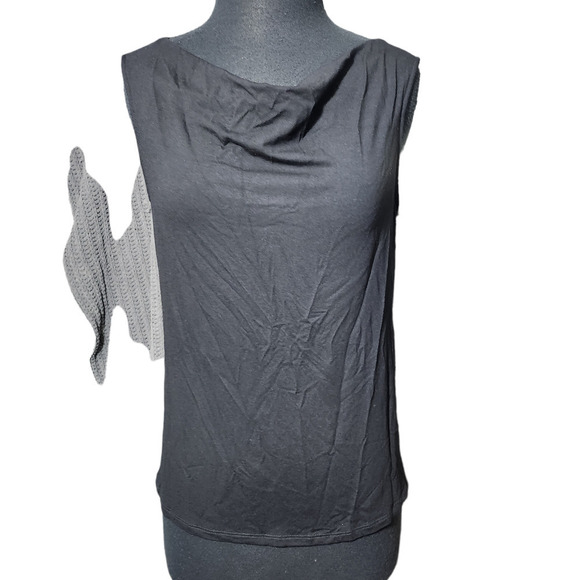 Eileen fisher Super Soft Knit Cowl Neck Sleeveless Top sz P S - Picture 2 of 10